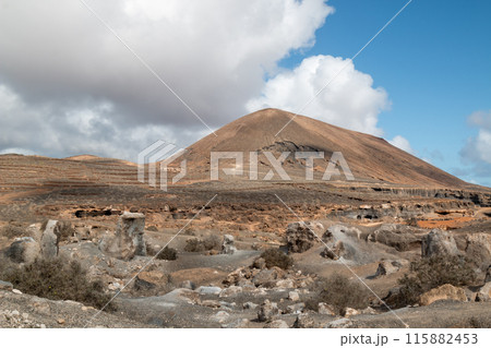 Rock formations park, Antigua Rofera, Lanzarote, Spain 115882453