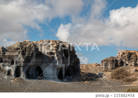 Rock formations park, Antigua Rofera, Lanzarote, Spain Rock formations park, Antigua Rofera, Lanzarote, Spain 115882458