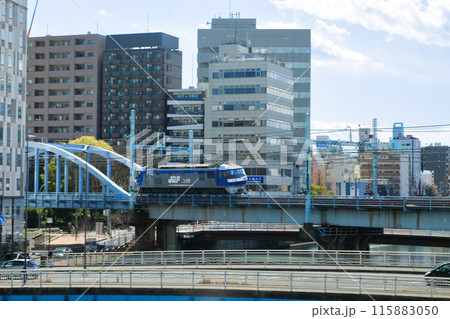 都市風景 横浜関内上野毛周辺から観たみなとみらいの風景 都市風景 横浜関内上野毛周辺から観たみなとみらいの風景 115883050