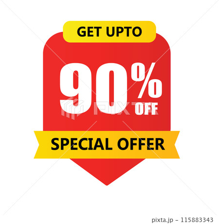 Get Upto 90 percent off Special Offer Vector Graphic 115883343