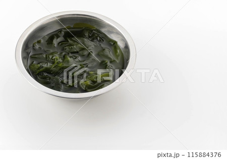水戻ししたワカメ 水戻ししたワカメ 115884376