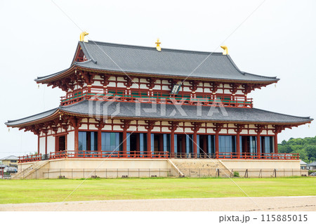 奈良・平城宮跡の第一次大極殿 115885015