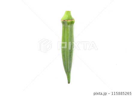 新鮮なオクラ 115885265