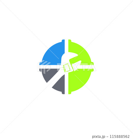 Plumbing company logo vector concept Plumbing company logo vector concept 115888562