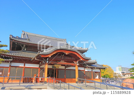 愛知県名古屋市、荒子観音本堂の風景 115889928