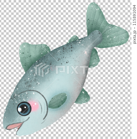 Watercolor Hand drawn illustration underwater animals Cute Salmon marine wild life children clip art for textile, decoration, posters, inviation, greeting cards Watercolor Hand drawn illustration underwater animals Cute Salmon marine wild life children clip art for textile, decoration, posters, inviation, greeting cards 115891094