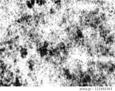 Black and white grunge. Distress overlay texture. Abstract surface dust and rough dirty wall background concept. Distress illustration simply place over object to create grunge effect. Vector EPS10. 115892363