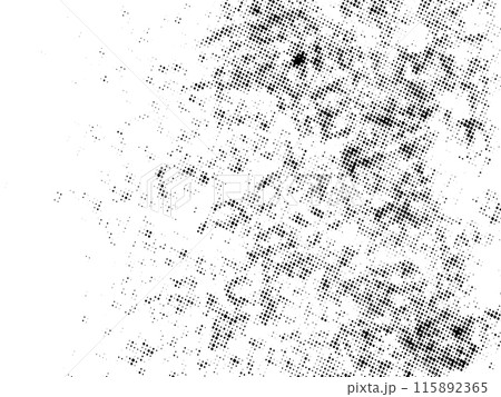 Black and white grunge. Distress overlay texture. Abstract surface dust and rough dirty wall background concept. Distress illustration simply place over object to create grunge effect. Vector EPS10. 115892365