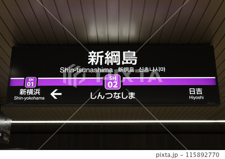 新綱島駅駅名標 115892770