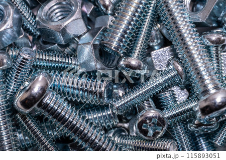 ネジの鉄素材イメージ 115893051