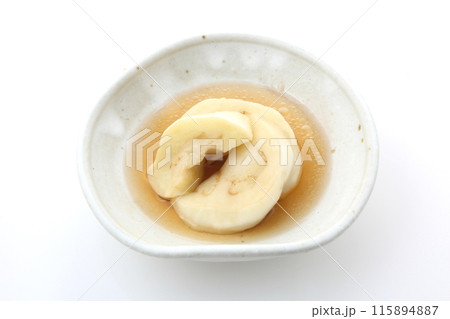 白茄子の煮浸し 115894887