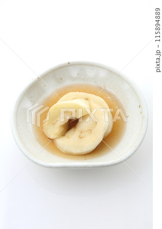 白茄子の煮浸し 115894889