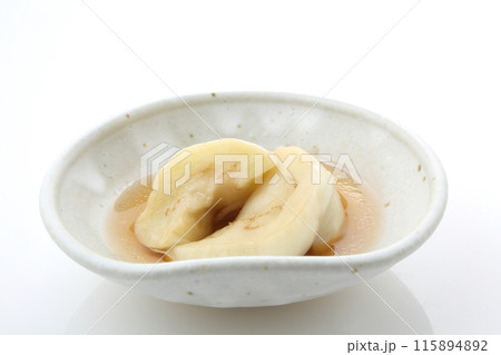 白茄子の煮浸し 115894892