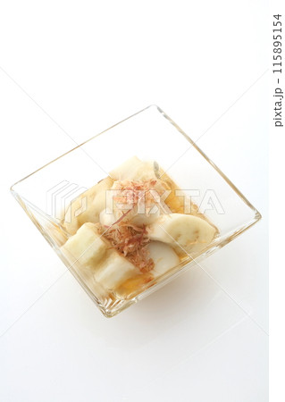 白茄子の煮浸し 115895154