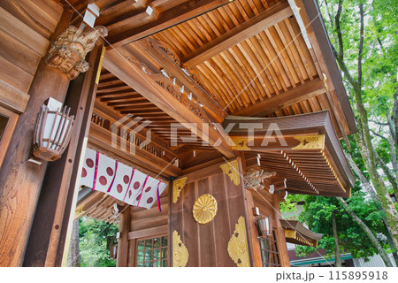 大國魂神社 随神門 神社仏閣 陽射し 扉 ずいじんもん 大國魂神社 随神門 神社仏閣 陽射し 扉 ずいじんもん 115895918