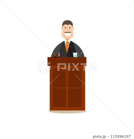 Law court people vector illustration in flat style 115896187