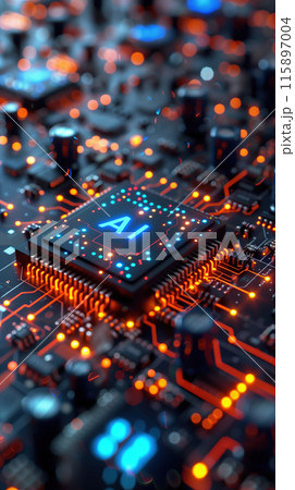 AI integrated Circuit Board for advanced innovations in hardware and intelligent systems AI integrated Circuit Board for advanced innovations in hardware and intelligent systems 115897004