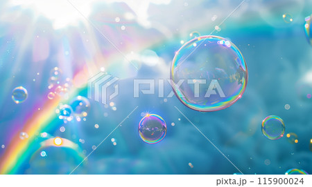 虹とシャボン玉 虹とシャボン玉 115900024