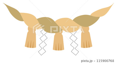 しめ縄のイラスト 115900768