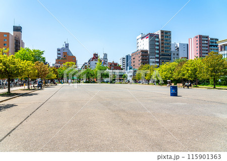 【東京都】爽やかな新緑が綺麗な錦糸公園 【東京都】爽やかな新緑が綺麗な錦糸公園 115901363
