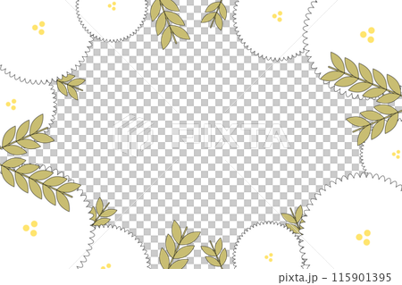 Cute flower frame 115901395