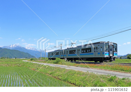 初夏の大糸線 初夏の大糸線 115901632