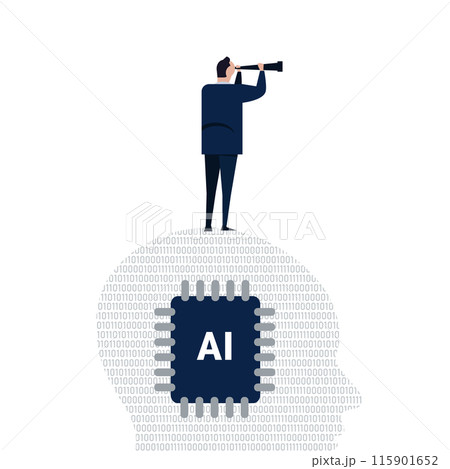 AI powerd leadership decision making vision future chip artificial intelligence 115901652