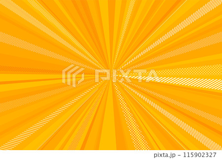 背景素材 オレンジ色 爆発 スピード感のあるポップな注目背景 閃光 速さ ドット 斜線 ストライプ 背景素材 オレンジ色 爆発 スピード感のあるポップな注目背景 閃光 速さ ドット 斜線 ストライプ 115902327