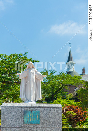 「北海道」トラピスチヌ修道院の風景　函館市 115902667