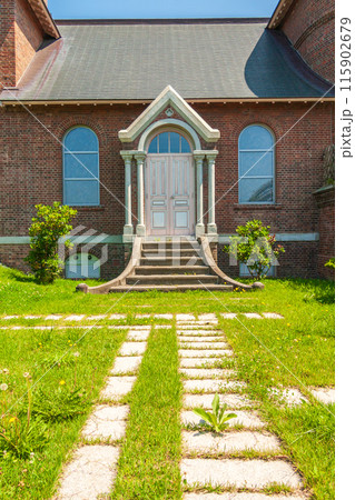 「北海道」トラピスチヌ修道院の風景　函館市 115902679