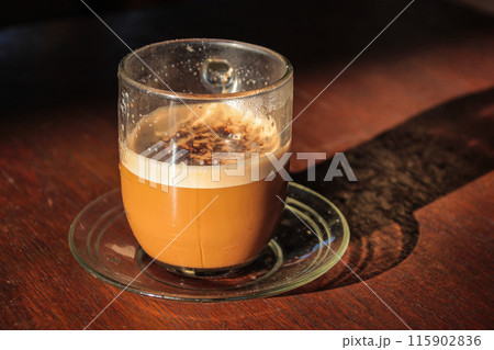 A Warm Cup of Mocha Coffee in the Morning A Warm Cup of Mocha Coffee in the Morning 115902836