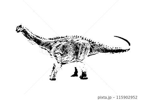 black dinosaur silhouette isolated on white background, model of dinosaurs toys black dinosaur silhouette isolated on white background, model of dinosaurs toys 115902952