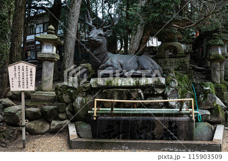 伏鹿手水所　春日大社 115903509