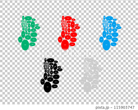 市町村入り地図_奈良県_デフォルメ-06 市町村入り地図_奈良県_デフォルメ-06 115903747