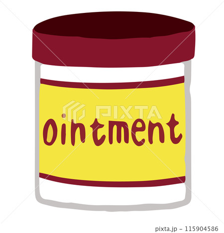 ボトル入りの軟膏 ボトル入りの軟膏 115904586