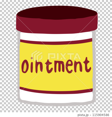 ボトル入りの軟膏 ボトル入りの軟膏 115904586