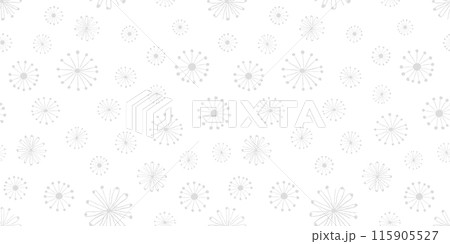 北欧風有機的なイラストパターン  背景素材 115905527