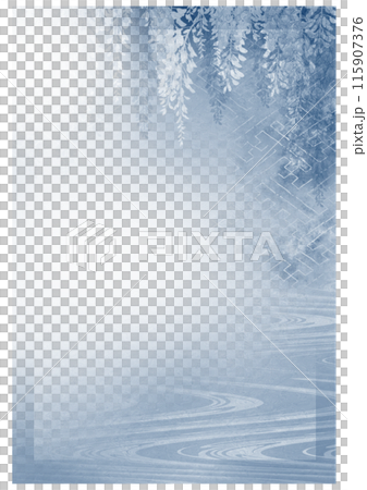 用紫藤花裝飾的哀悼明信片 115907376