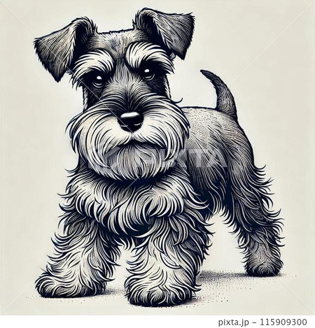 ミニチュアシュナウザー 115909300