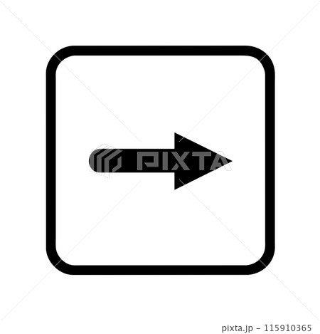 right black arrow 115910365