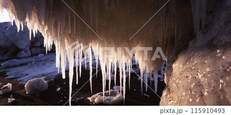 北海道佐呂間三里浜打ち上げられた氷魂 115910493