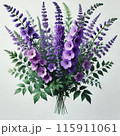 紫の花束 115911061