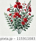 赤い花束 115911083