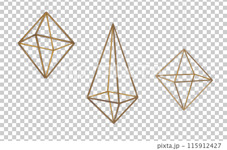 北欧の伝統的なオーナメント ヒンメリ シンプルな八面体 輪郭線のあるイラスト 北欧の伝統的なオーナメント ヒンメリ シンプルな八面体 輪郭線のあるイラスト 115912427