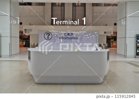 深夜の羽田空港第一ターミナル 深夜の羽田空港第一ターミナル 115912845