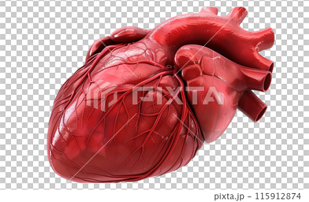 Realistic Anatomy Human Heart Organ Model 115912874