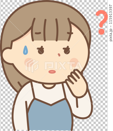 想知道的婦女的例證 115913397