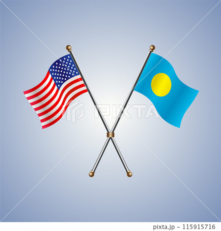 United States and Palau flags relations United States and Palau flags relations 115915716
