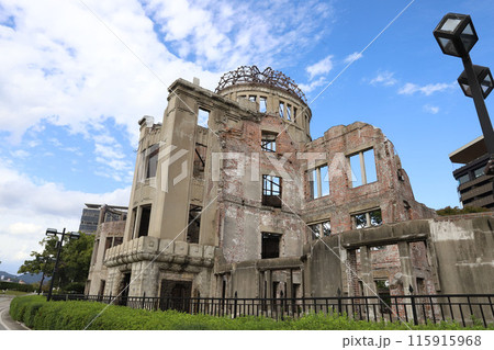 原爆ドーム　広島県　広島市 115915968