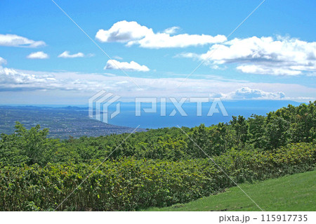 噴火湾を有珠山より望む【北海道壮瞥町】 噴火湾を有珠山より望む【北海道壮瞥町】 115917735